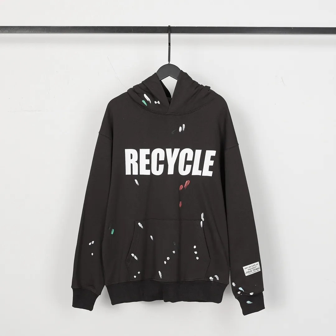 GALLERY DEPT. Autumn new hooded sweatshirt Style number: D3077P210 Color: Gray green Size: S M L XL